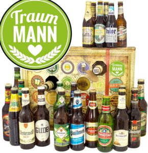Traummann + Bier Adventskalender mit Bieren der Welt und Deutschland + Biere der Welt und Deutschland