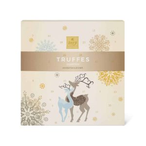 Frey Trüffel Adventkalender 305 g - Schokoladen- Weihnachtskalender mit assortierten Trüffelpralinen - Schweizer Premium Schokolade
