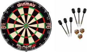 Winmau Blade 5 Dartboard + McDart Steeldarts